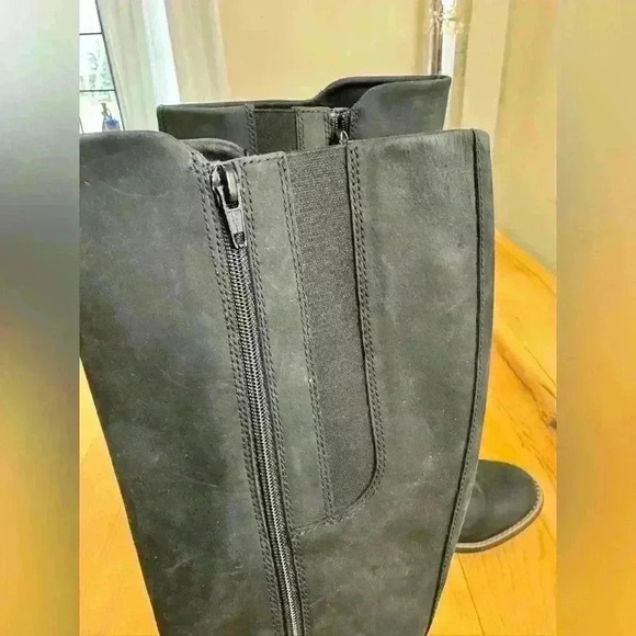 Clark’s Collection Camzin Branch Riding Buckle Detail Leather Comfortable  Boots - Picture 9 of 14